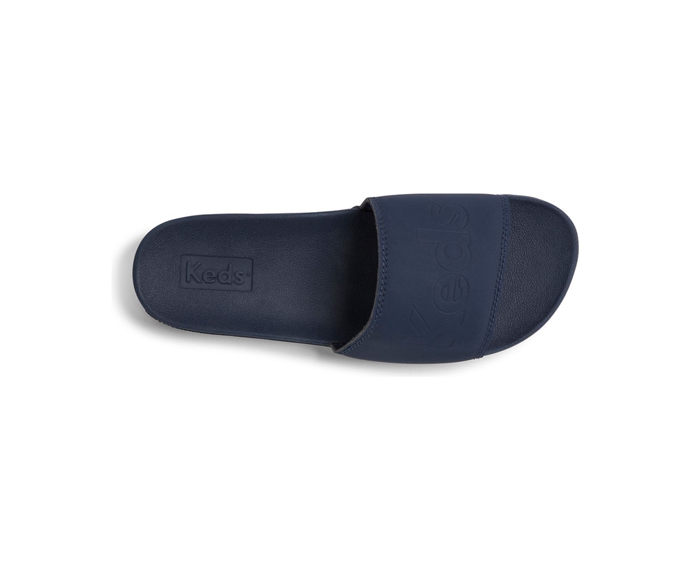 Keds Sandals Navy - Bliss II - Womens YTVLJO-420